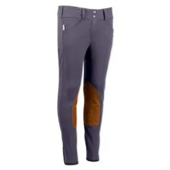 The Tailored Sportsman Girl's Trophy Hunter Breech-Front Zip -AU Equestrian Supplies Sales 2023 16943 graphite right