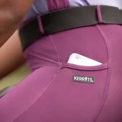 Kerrits Kids Ice Fil Tech Tight - Full Seat - Clearance! -AU Equestrian Supplies Sales 2023 21573 raisin l1