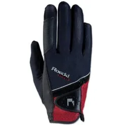 Roeckl Madrid Glove -AU Equestrian Supplies Sales 2023 21937 blackred