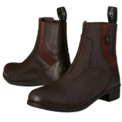 Saxon Syntovia Kids Zip Paddock Boot 20 Saxon Syntovia Kids Zip Paddock Boot -AU Equestrian Supplies Sales 2023 24881 24882 brown pair