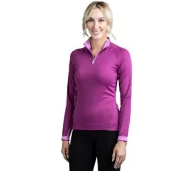 Kastel Signature 1/4 Zip Sun Shirt - Clearance! 18 Kastel Signature 1/4 Zip Sun Shirt - Clearance! -AU Equestrian Supplies Sales 2023 25122 berry 1