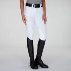 Piper Classic Show Low-Rise Breeches By SmartPak - Knee Patch -AU Equestrian Supplies Sales 2023 25633 white bom 1649