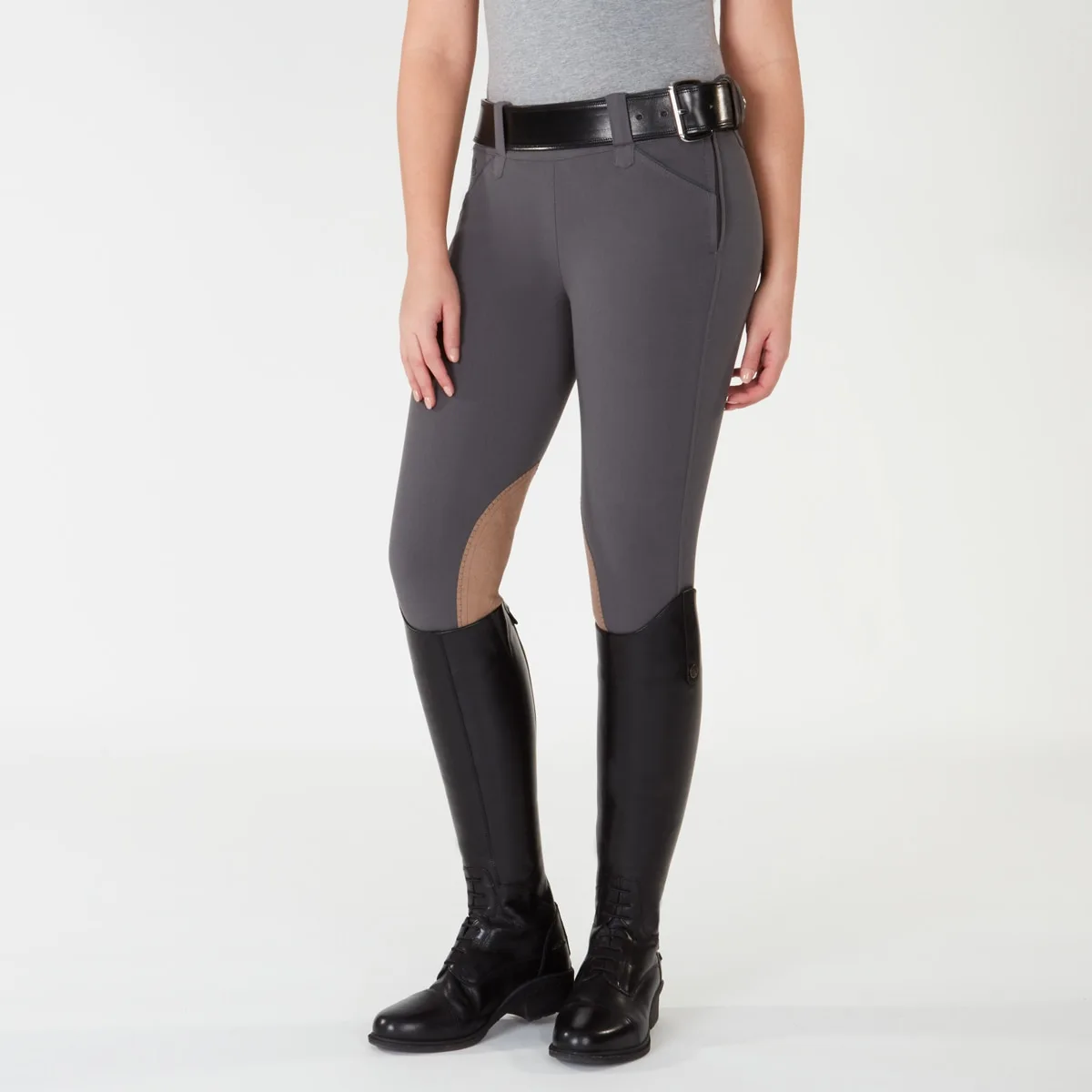 Piper Tan Patch Low-Rise Side Zip Breeches By SmartPak 6 Piper Tan Patch Low-Rise Side Zip Breeches By SmartPak - Image 4