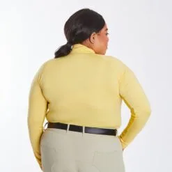 Piper SmartCore™ Long Sleeve ¼ Zip Sun Shirt- Clearance! -AU Equestrian Supplies Sales 2023 29332 lemon 25403