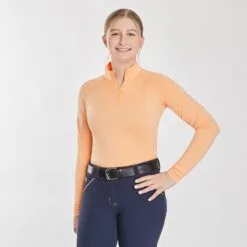 Piper SmartCore™ Long Sleeve ¼ Zip Sun Shirt- Clearance! -AU Equestrian Supplies Sales 2023 29332 melon 1