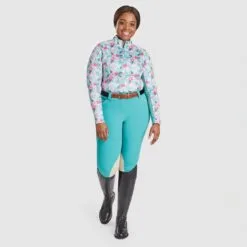 Piper SmartCore™ Long Sleeve ¼ Zip Sun Shirt- Clearance! -AU Equestrian Supplies Sales 2023 29332 multifloral 33430 darkeucalyptuswlighteucalyptus 34023 black 35760 black 21347 1