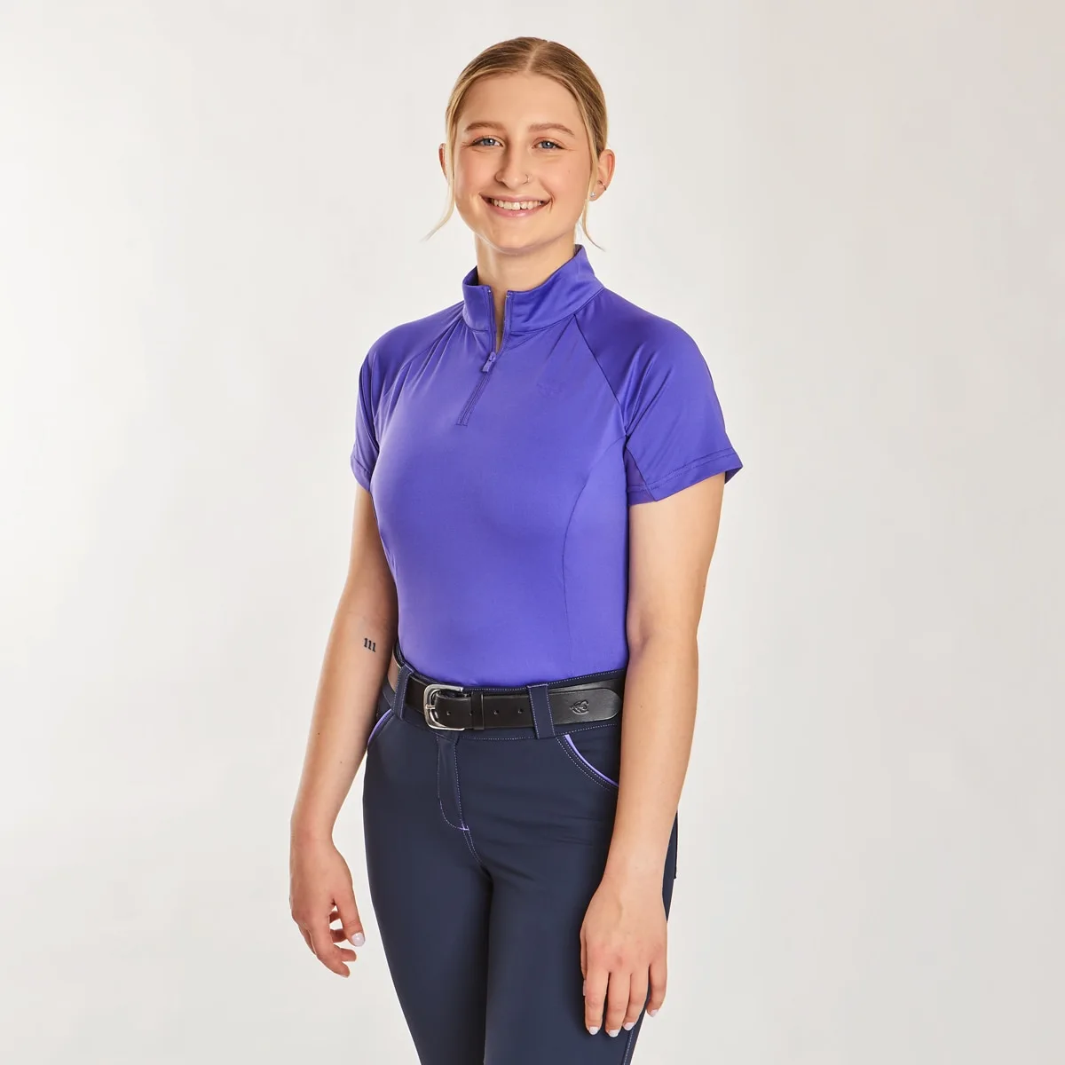 Piper SmartCore™ Short Sleeve ¼ Zip Sun Shirt- Clearance! 5 Piper SmartCore™ Short Sleeve ¼ Zip Sun Shirt- Clearance! - Image 3