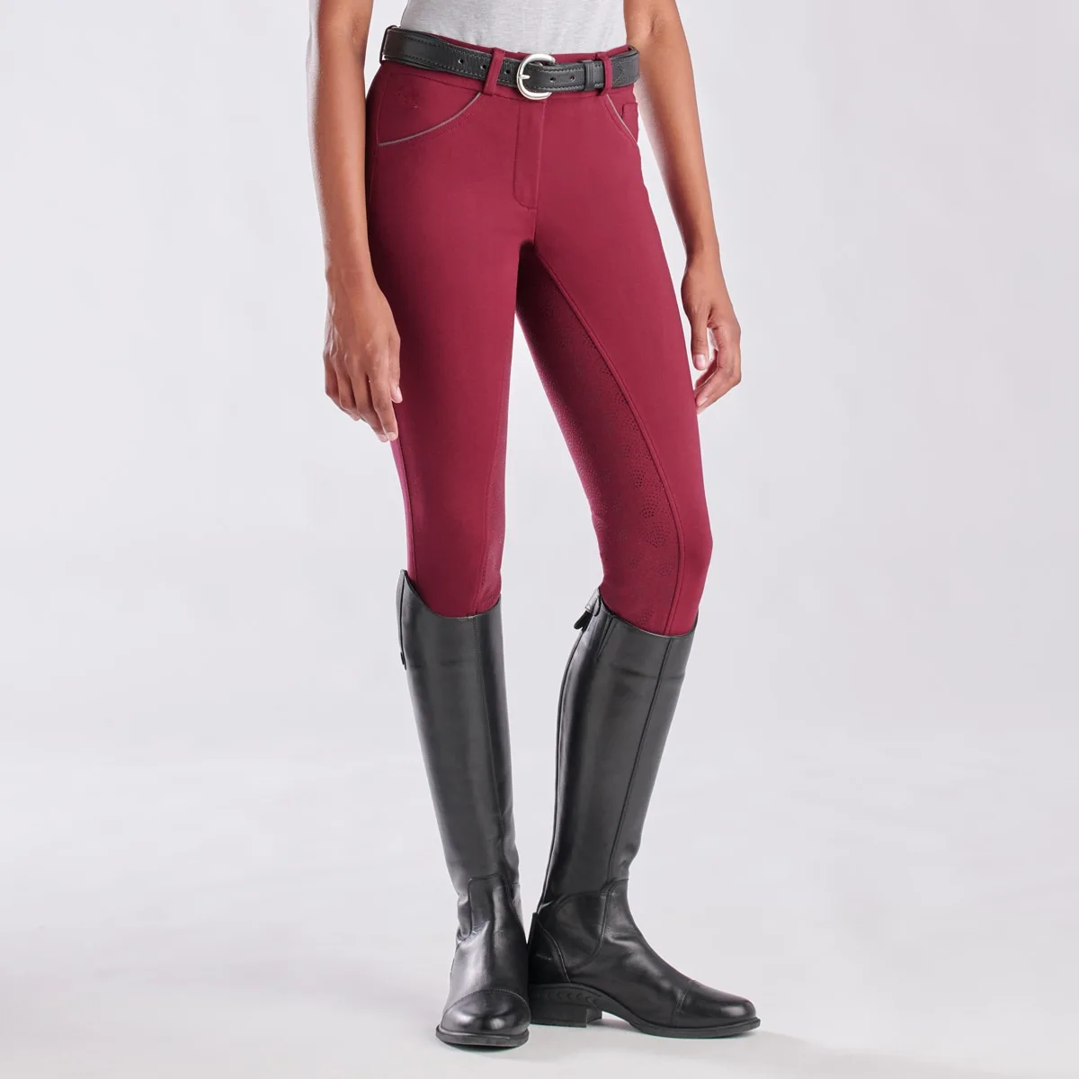 Piper Knit Mid-Rise Breeches By SmartPak - Full Seat - Clearance! 7 Piper Knit Mid-Rise Breeches By SmartPak - Full Seat - Clearance! - Image 5