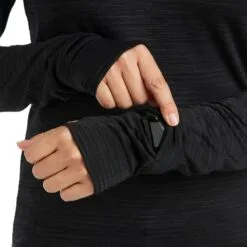 Ariat Gridwork 1/4 Zip Baselayer -AU Equestrian Supplies Sales 2023 32207 black dt