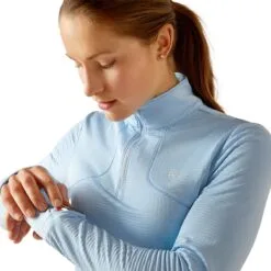 Ariat Gridwork 1/4 Zip Baselayer -AU Equestrian Supplies Sales 2023 32207 cotedazure 4