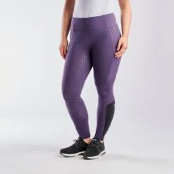 Kerrits Thermo Tech Full Leg Tight - Knee Patch - Clearance! -AU Equestrian Supplies Sales 2023 32431 blackberry black 6286