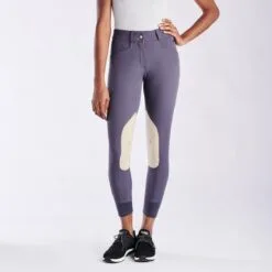 Hadley High-Rise Breeches By SmartPak - Knee Patch - Clearance! -AU Equestrian Supplies Sales 2023 33067 charcoal tan bom1626