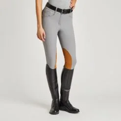 Hadley High-Rise Breeches By SmartPak - Knee Patch - Clearance! -AU Equestrian Supplies Sales 2023 33067 stormgrey 1
