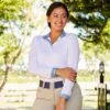 RJ Classics Maddie Long Sleeve Show Shirt W/ 37.5 Temperature Regulating Technology - Clearance -AU Equestrian Supplies Sales 2023 33198 bluepaislyfloral 1