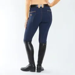 Piper Evolution Mid-rise Breeches By SmartPak - Knee Patch - Clearance! -AU Equestrian Supplies Sales 2023 33430 navymelon 17067