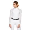 EGO7 Florentine Long Sleeve Show Shirt 2 EGO7 Florentine Long Sleeve Show Shirt -AU Equestrian Supplies Sales 2023 33614 white front