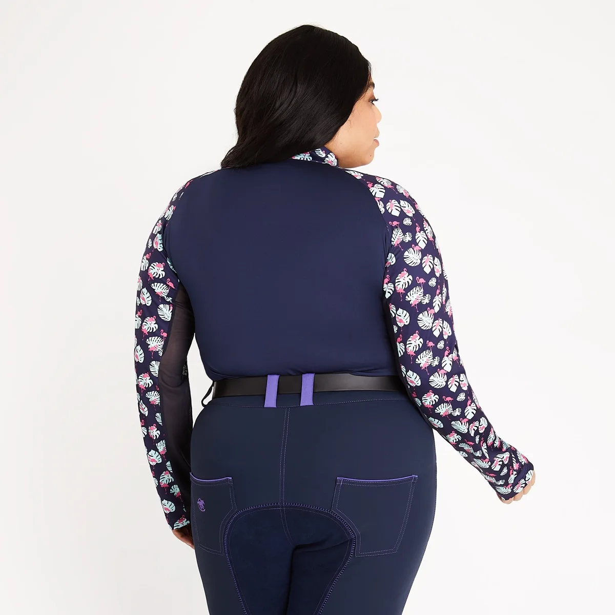 Piper SmartCore™ Block Print Long Sleeve ¼ Zip Sun Shirt - Clearance! 6 Piper SmartCore™ Block Print Long Sleeve ¼ Zip Sun Shirt - Clearance! - Image 4