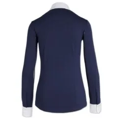 Hadley Performance Bib Front Long Sleeve Show Shirt By SmartPak -AU Equestrian Supplies Sales 2023 34000 navy 2