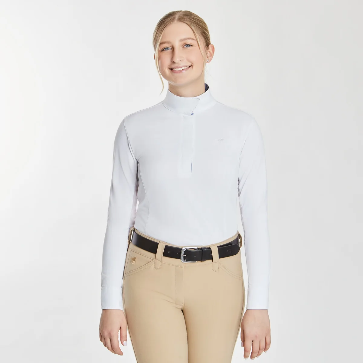 Piper Printed Mesh Long Sleeve Show Shirt By SmartPak - Clearance! 4 Piper Printed Mesh Long Sleeve Show Shirt By SmartPak - Clearance! - Image 2