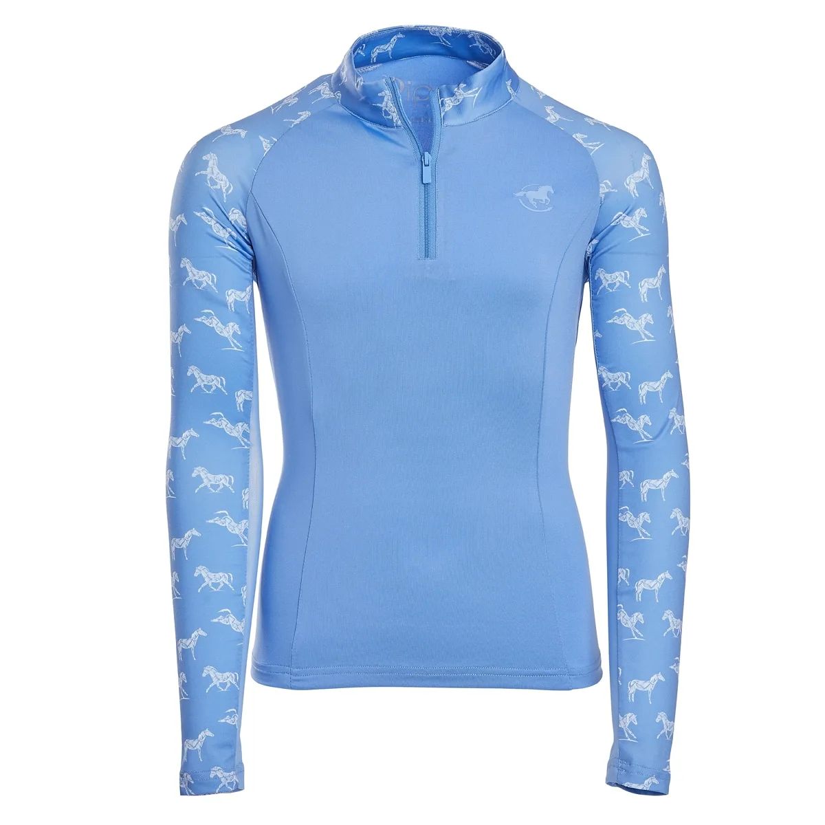 Piper SmartCore™ Block Print Long Sleeve Kids 1/4 Zip Sun Shirt By SmartPak - Clearance! 7 Piper SmartCore™ Block Print Long Sleeve Kids 1/4 Zip Sun Shirt By SmartPak - Clearance! - Image 5