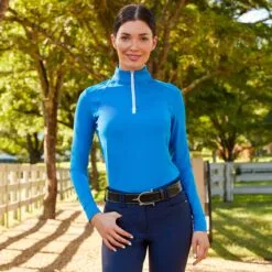 RJ Classics Sienna Long Sleeve W/ 37.5® Temperature Regulating Technology - Clearance! -AU Equestrian Supplies Sales 2023 34069 deepwater l1