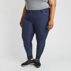 Piper Breast Cancer Awareness Evolution Breech By SmartPak - Full Seat -AU Equestrian Supplies Sales 2023 34406 navypink 11363