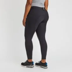 Hadley Mid-Rise Silicone Grip Breeches By SmartPak - Knee Patch -AU Equestrian Supplies Sales 2023 34408 black 4