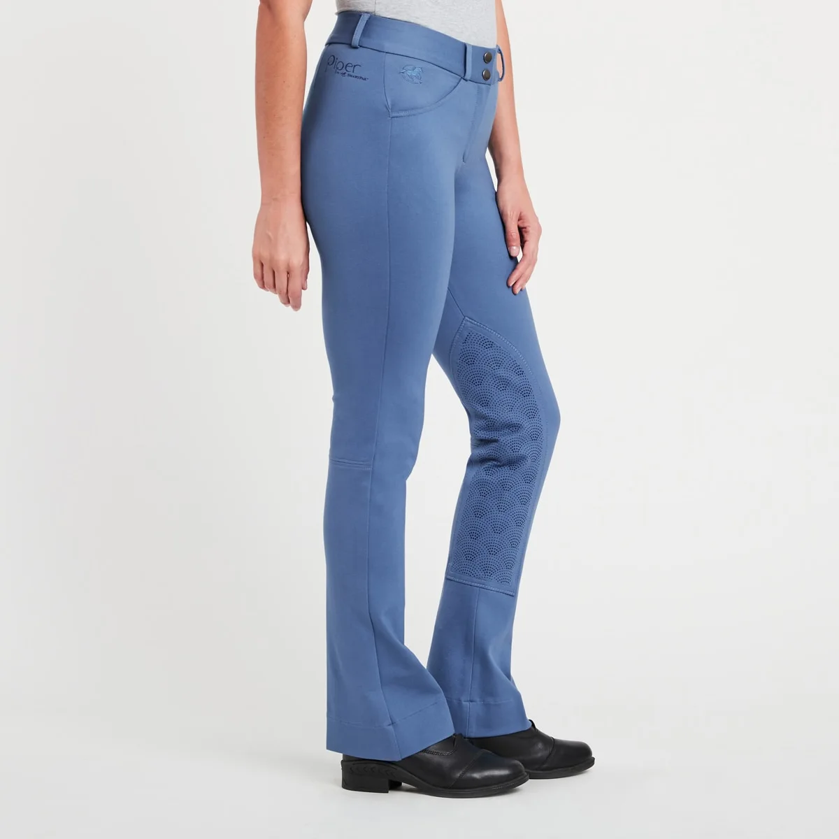 Piper Knit Mid-Rise Boot Cut Breeches By SmartPak - Knee Patch - Clearance! 12 Piper Knit Mid-Rise Boot Cut Breeches By SmartPak - Knee Patch - Clearance! - Image 10