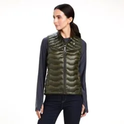 Ariat Ideal Down Vest - Clearance! -AU Equestrian Supplies Sales 2023 34573 forestmist 1