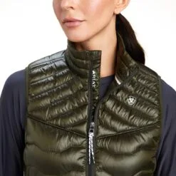 Ariat Ideal Down Vest - Clearance! -AU Equestrian Supplies Sales 2023 34573 forestmist 2