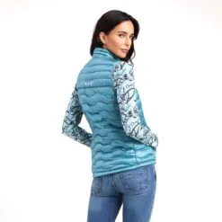 Ariat Ideal Down Vest - Clearance! -AU Equestrian Supplies Sales 2023 34573 iridescentarctic 3