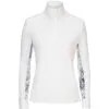 RJ Classics Carly Long Sleeve Show Shirt W/37.5 Temperature Regulating Technology - Clearance! -AU Equestrian Supplies Sales 2023 34787 white marble 1