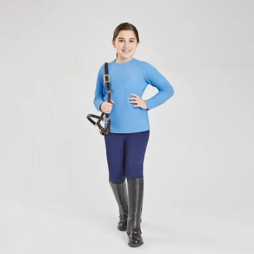 Piper Kids Recycled Everyday Top By SmartPak - Clearance! -AU Equestrian Supplies Sales 2023 34975 darkperiwinkle 34990 navy 32357 brown 20288