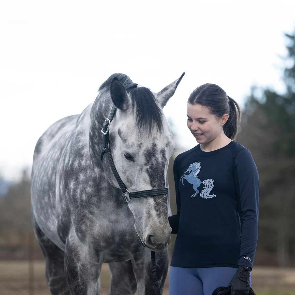 Kerrits Kids Free Frolic Base Layer Top 4 Kerrits Kids Free Frolic Base Layer Top - Image 2