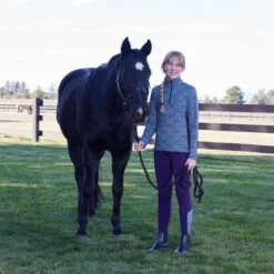 Kerrits Kids Rail Side Quarter Zip Tech Top -AU Equestrian Supplies Sales 2023 35839 irisstarlight 3